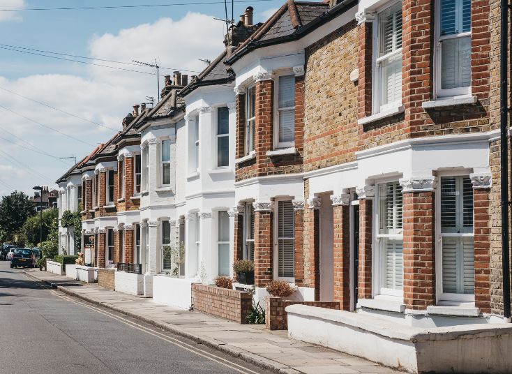 residential street in London