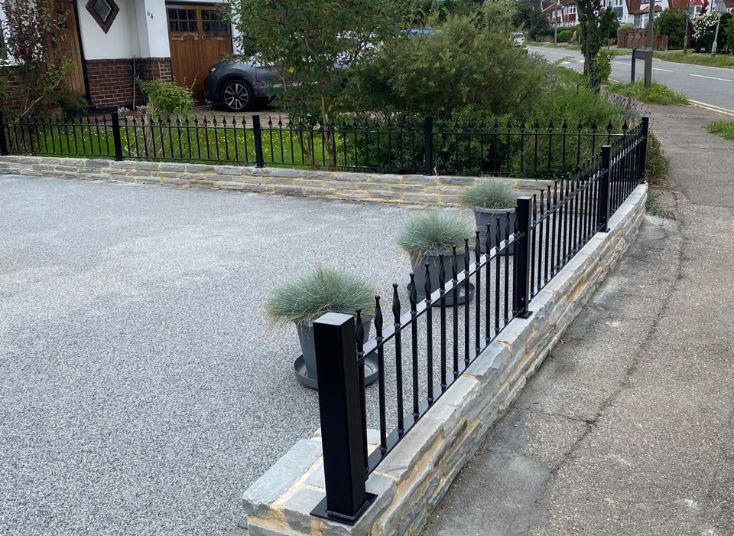 railings for residential and commercial property protection."