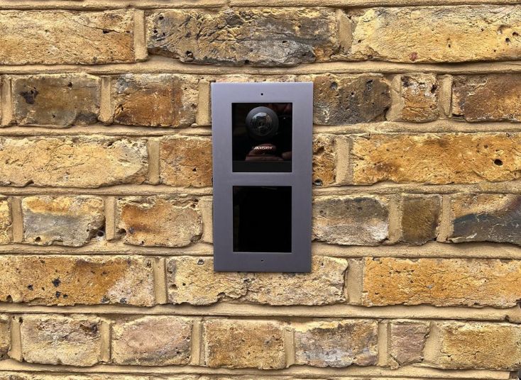 Entry Phone fitted on a wall